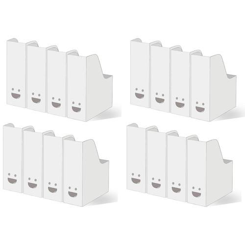16x ikea tjabba - white, magazine