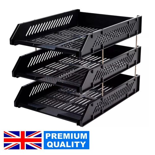 Tier stackable desk black - stackable,