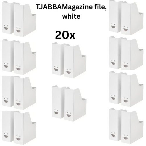 New ikea tjabba white - tjabba, magazine