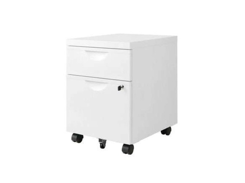 Ikea erik white steel - white,